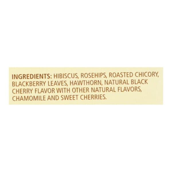 Celestial Seasonings Herbal Tea Caffeine Free Black Cherry Berry - 20 Tea Bags - Case of 6 - Image 2