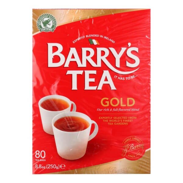 Barry's Tea - Irish Tea - Gold Blend - Case of 6 - 80 Bags - Image 2
