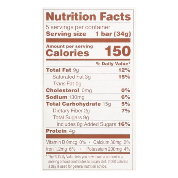 Simple Mills - Bar Sft Baked Peanut Butter Chocolate Chip - Case of 6-5.99 OZ - Image 2