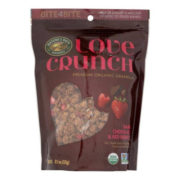 Nature's Path Love Crunch - Ark Chocolate and Red Berries - Case of 6 - 11.5 oz. - Image 2