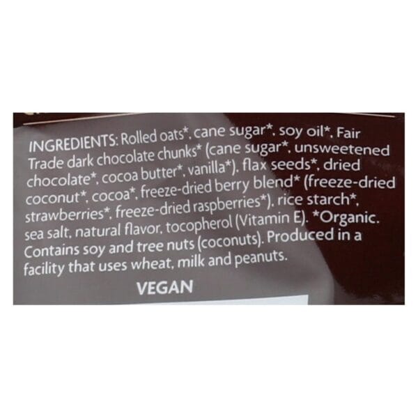 Nature's Path Love Crunch - Ark Chocolate and Red Berries - Case of 6 - 11.5 oz.