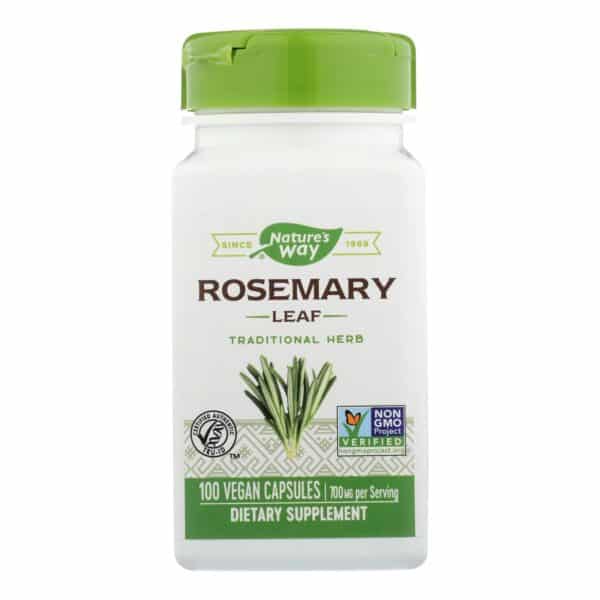 Nature's Way - Rosemary Leaves - 100 Capsules