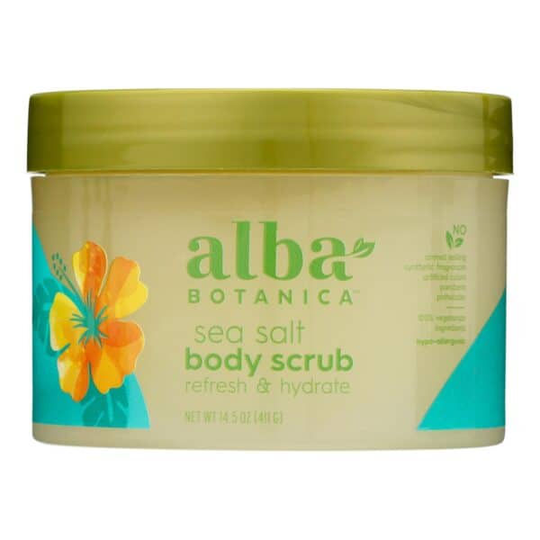 Alba Botanica - Hawaiian Sea Salt Body Scrub - 14.5 oz