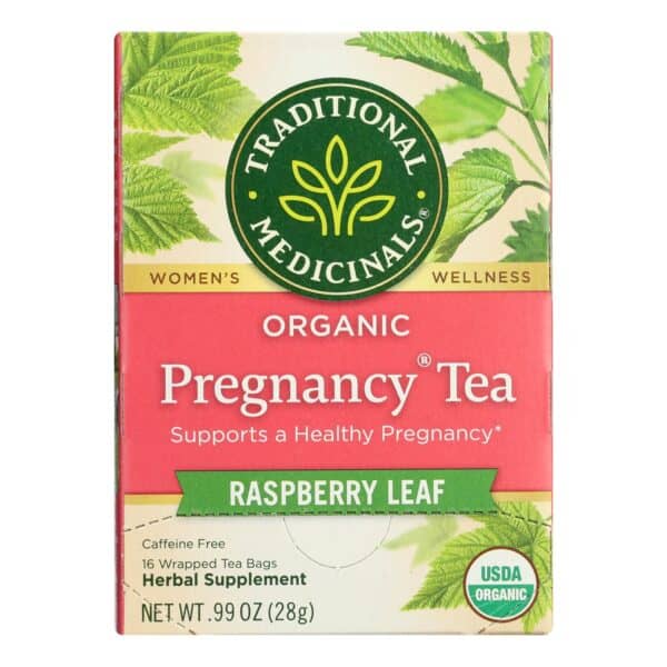 Traditional Medicinals Organic Pregnancy Herbal Tea - 16 Tea Bags - Case of 6 - Image 3