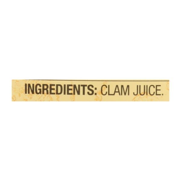 Reese Clam Juice Bottle - Case of 6 - 8 Fl oz. - Image 3