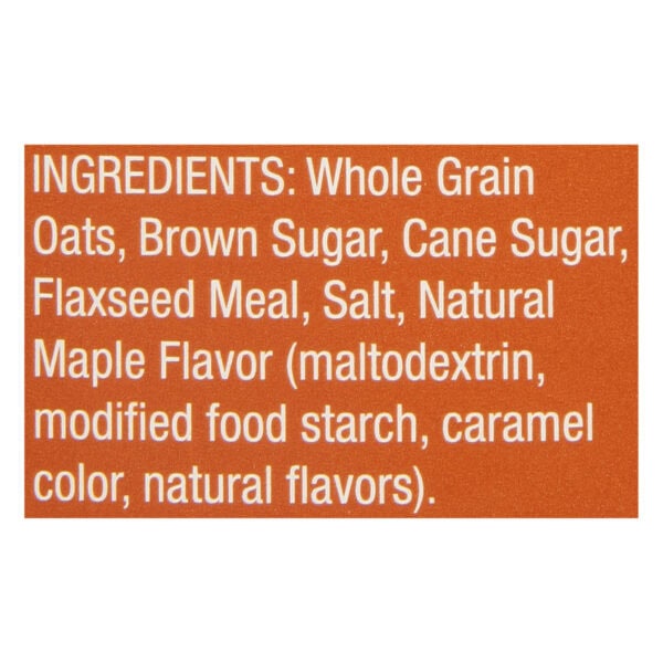 Bob's Red Mill - Instant Oatmeal Gluten Free Pkt Bsgr Maple - Case of 4-9.88 OZ - Image 3