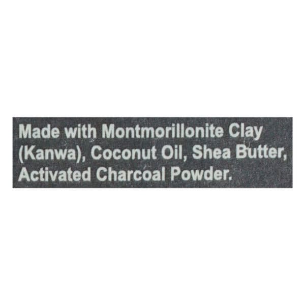 Zion Health - Anct Clay Soap Charcoal - 1 Each - 6 OZ - Image 2