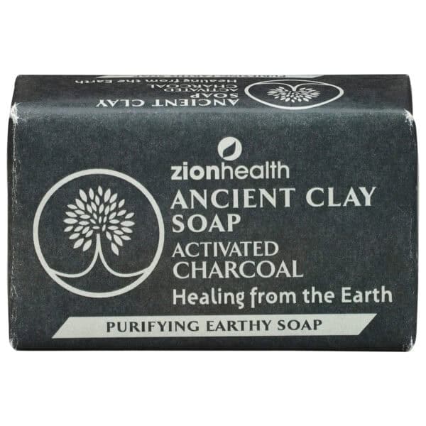 Zion Health - Anct Clay Soap Charcoal - 1 Each - 6 OZ