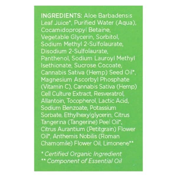 Andalou Naturals - CannaCell Cleansing Foam - 5.5 fl oz. - Image 2