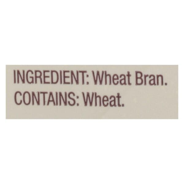 Bob's Red Mill - Wheat Bran - Case of 4-16 OZ