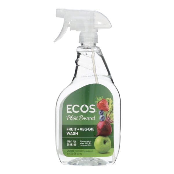 Earth Friendly Fruit and Vegetable Wash - Case of 6 - 22 FL oz.
