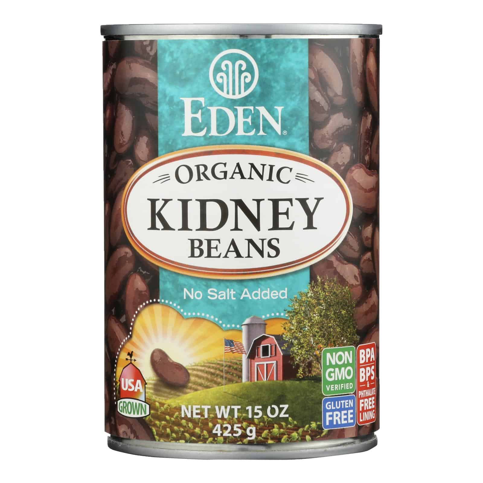 Eden Foods Organic Kidney Beans - Case of 12 - 15 oz. - Image 2