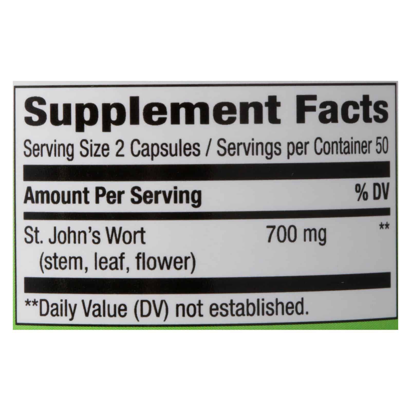 Nature's Way - St John's Wort Herb - 100 Capsules - Image 3