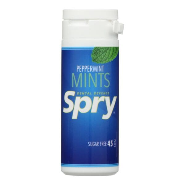 Spry Xylitol Mints - Peppermint - Case of 6 - 45 Count - Image 3