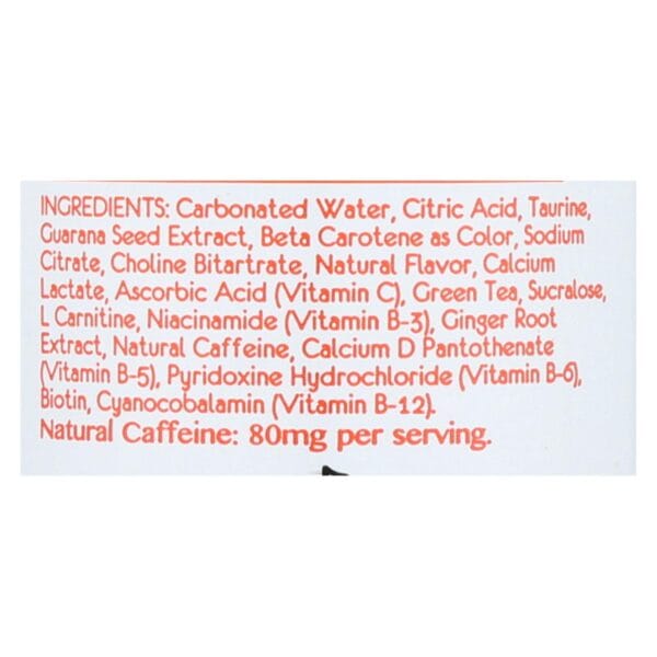 Aspire Healthy Energy - Sparkling Mango Lemonade - Case of 12 - 12 OZ