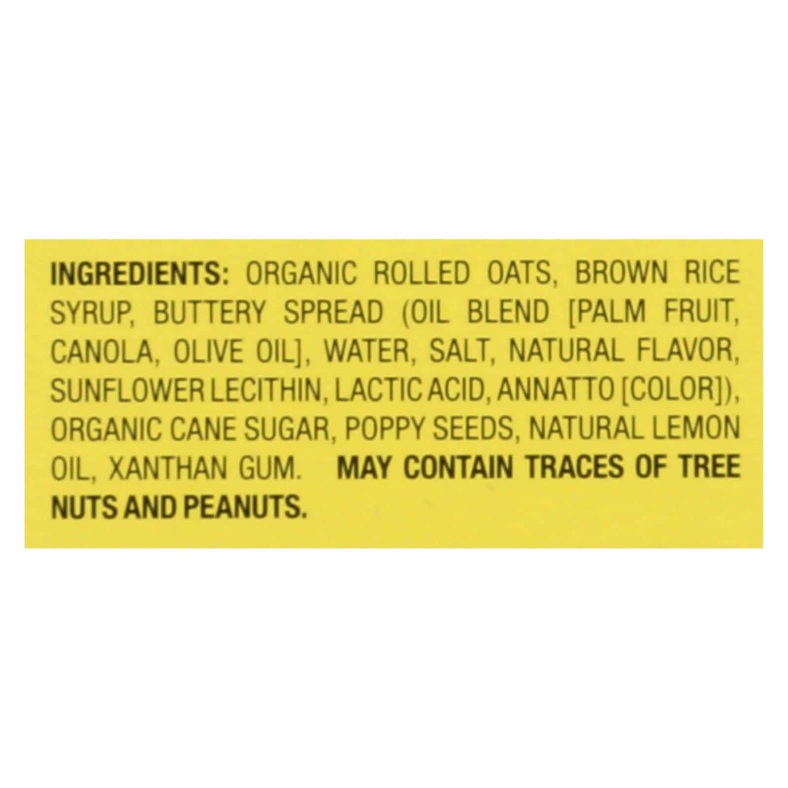 Bobo's Oat Bars - Oat Bites Lemon Poppyseed - Case of 6-5/1.3 oz - Image 3