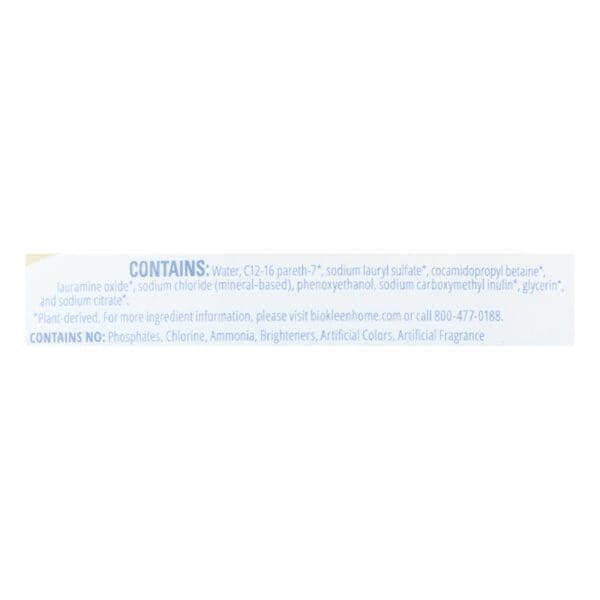 Biokleen Laundry Liquid - Free and Clear - 64 oz