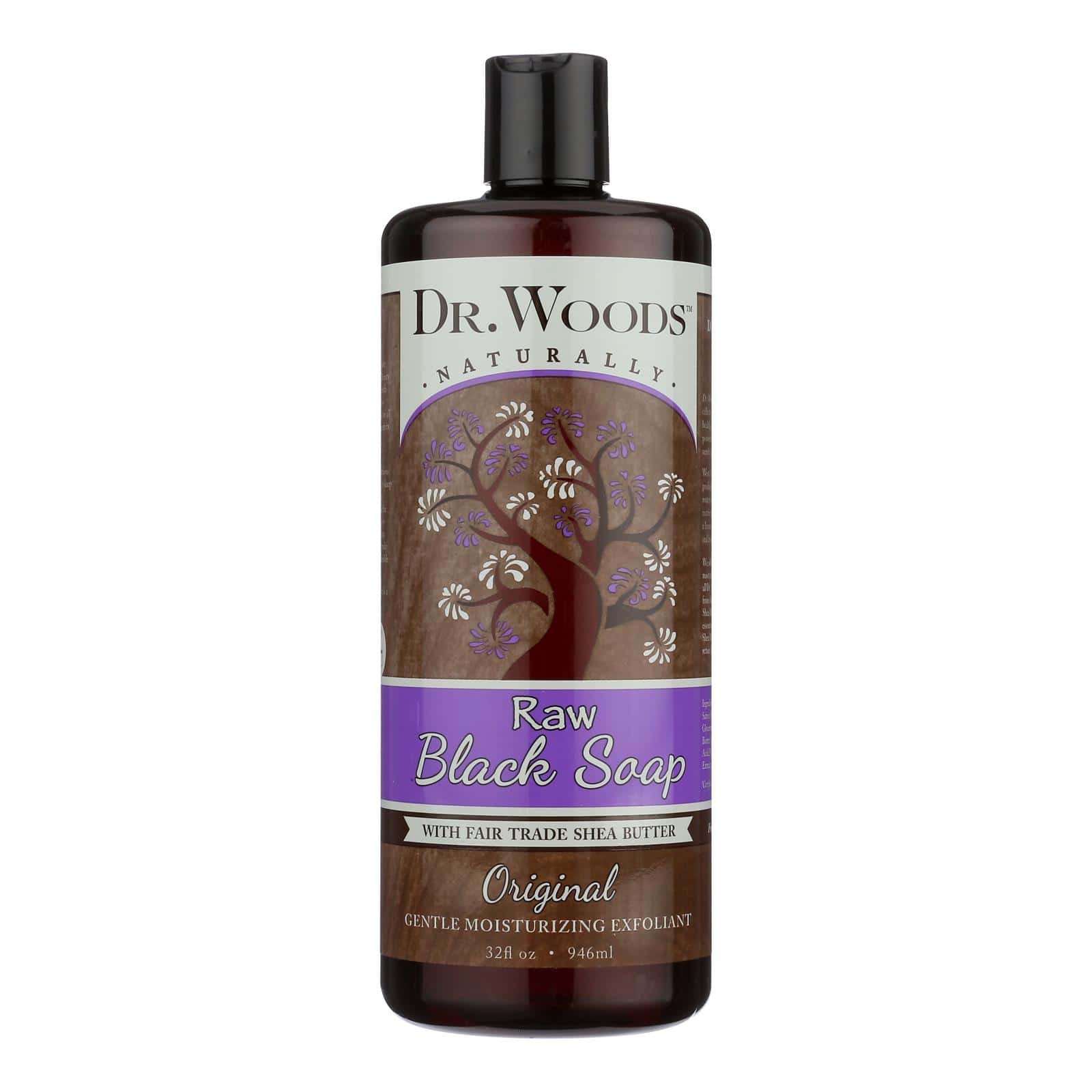Dr. Woods Shea Vision Pure Black Soap with Organic Shea Butter - 32 fl oz - Image 2