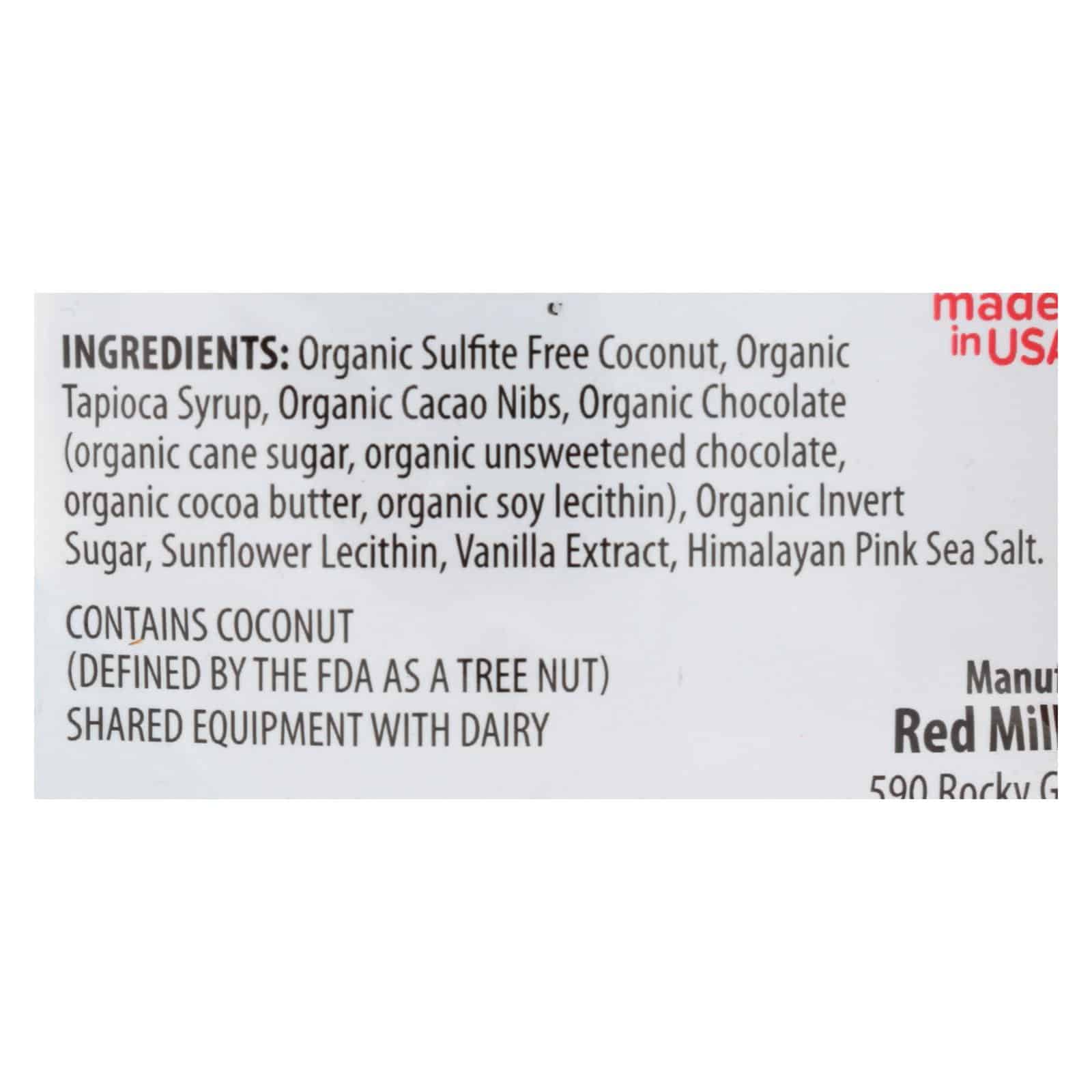 Jennies Coconut Bites - Organic - Cacao Chocolate - Case of 6 - 5.25 oz - Image 3