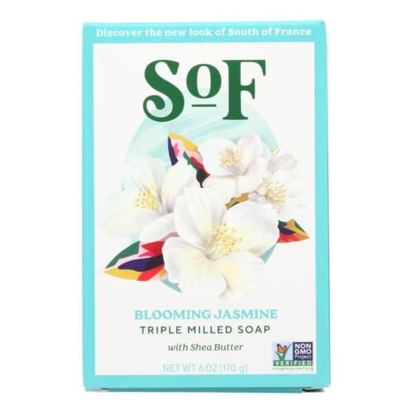 South Of France Bar Soap - Blooming Jasmine - 6 oz - 1 each - Image 2