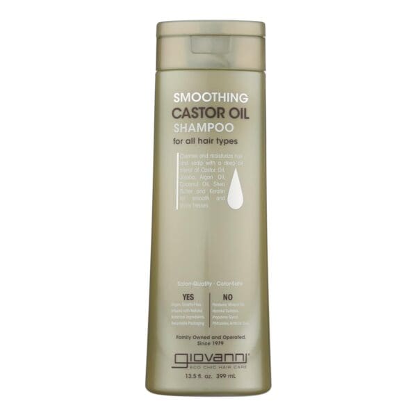 Giovanni Hair Care Products - Shampo Castor Oil Smooth - 1 Each-13.5 FZ