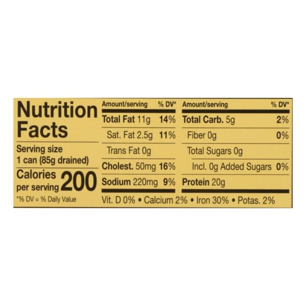 Reese Oysters - Smoked - Petite - Case of 10 - 3.7 oz - Image 2