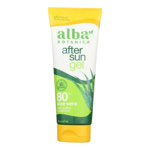 Alba Botanica - After Sun Gel - 98% Aloe - 8 oz - Image 2