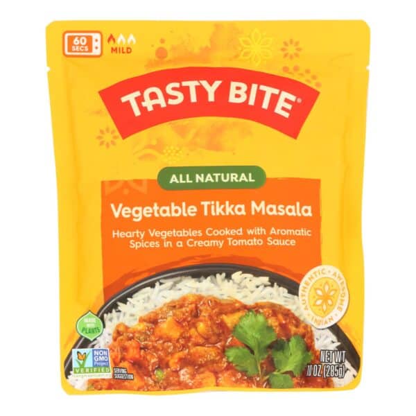 Tasty Bite Entree - Indian Cuisine - Vegetable Tikka Masala - 10 oz - case of 6 - Image 2