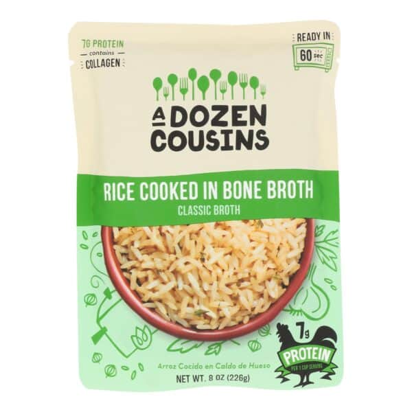 A Dozen Cousins - Rice Classic Broth Rte - Case of 6-8 OZ - Image 2