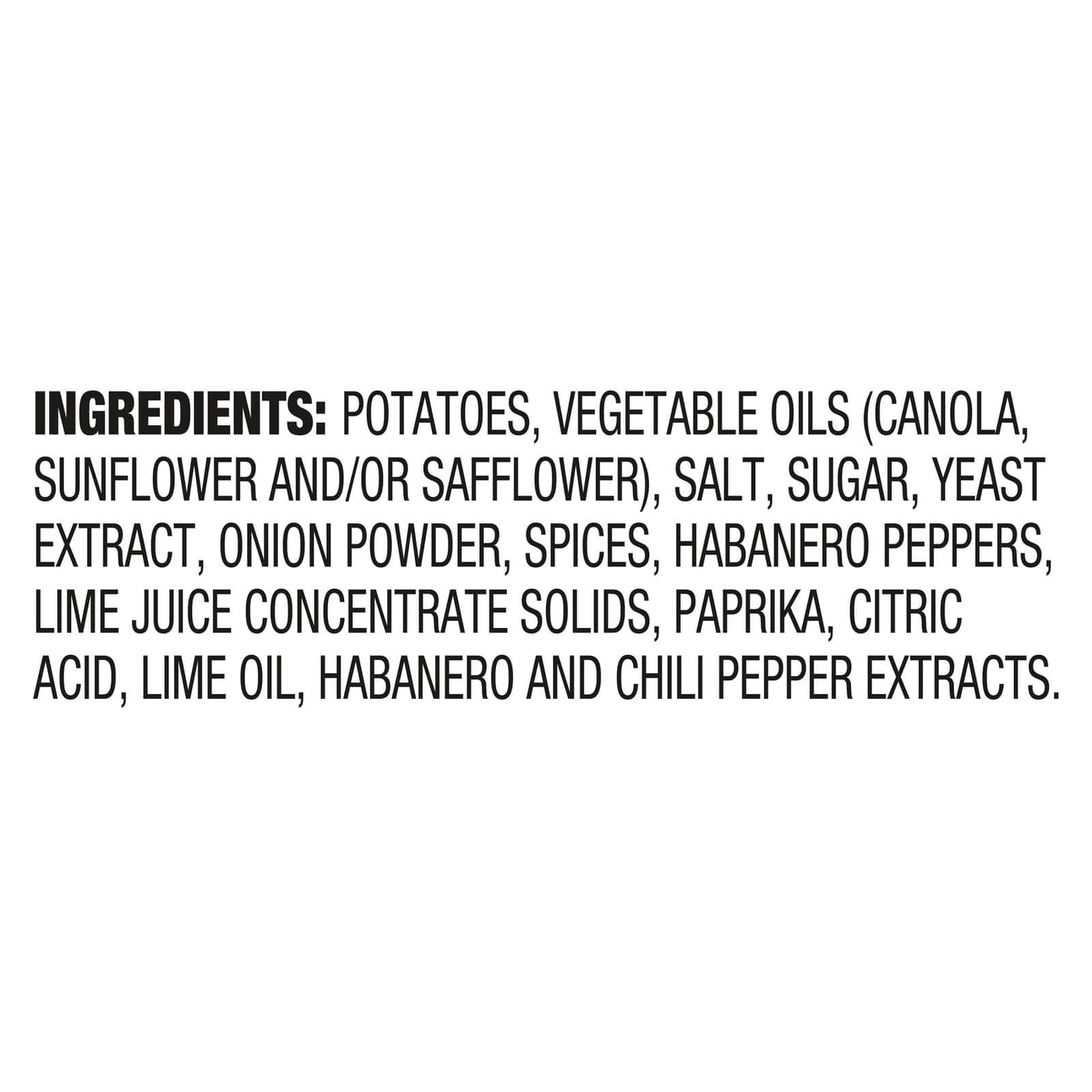 Kettle Brand - Chips Krinkle Hab Lime - Case of 15-5 OZ