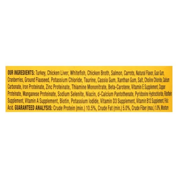 Wellness Pet Products Cat Food - Turkey and Salmon Recipe - Case of 24 - 3 oz. - Image 3