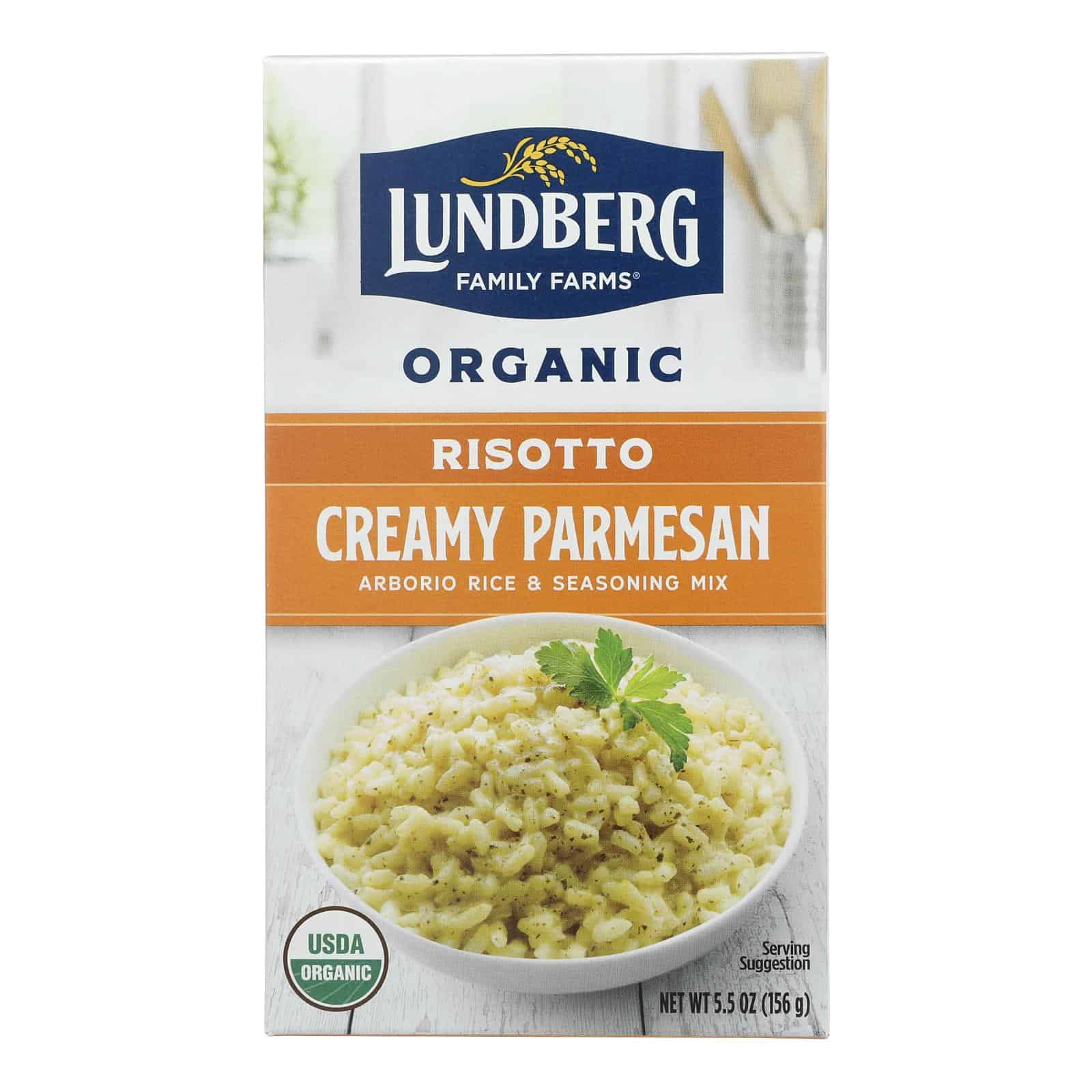 Lundberg Family Farms Organic Risotto - Creamy Parmesan - Case of 6 - 5.5 oz - Image 2