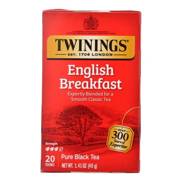 Twinings Tea English Breakfast Tea - Black Tea - Case of 6 - 20 Bags - Image 2