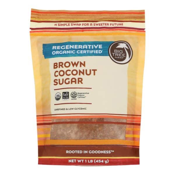 Big Tree Farms Coconut Palm Sugar - Blonde - Case of 6 - 16 oz. - Image 2