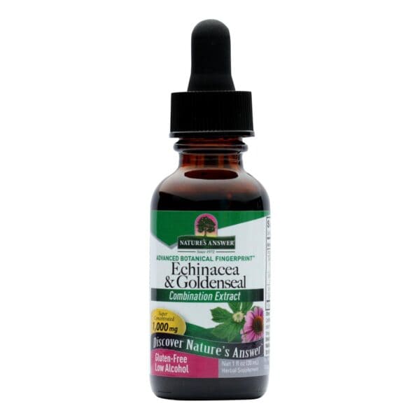 Nature's Answer - Echinacea and Goldenseal - 1 oz - Image 2