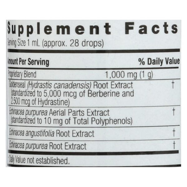 Nature's Answer - Echinacea and Goldenseal - 1 oz - Image 3