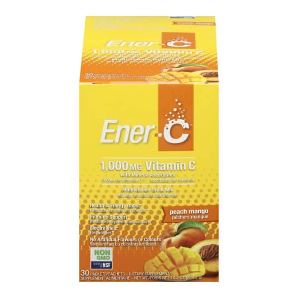 Ener-C - Peach Mango - 1000Mg - 30 PKT - Image 2