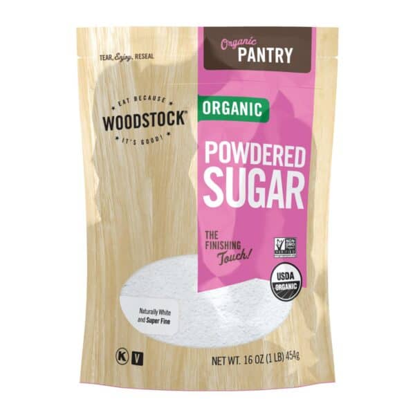 Woodstock Organic Powdered Sugar - Case of 12 - 16 OZ - Image 2