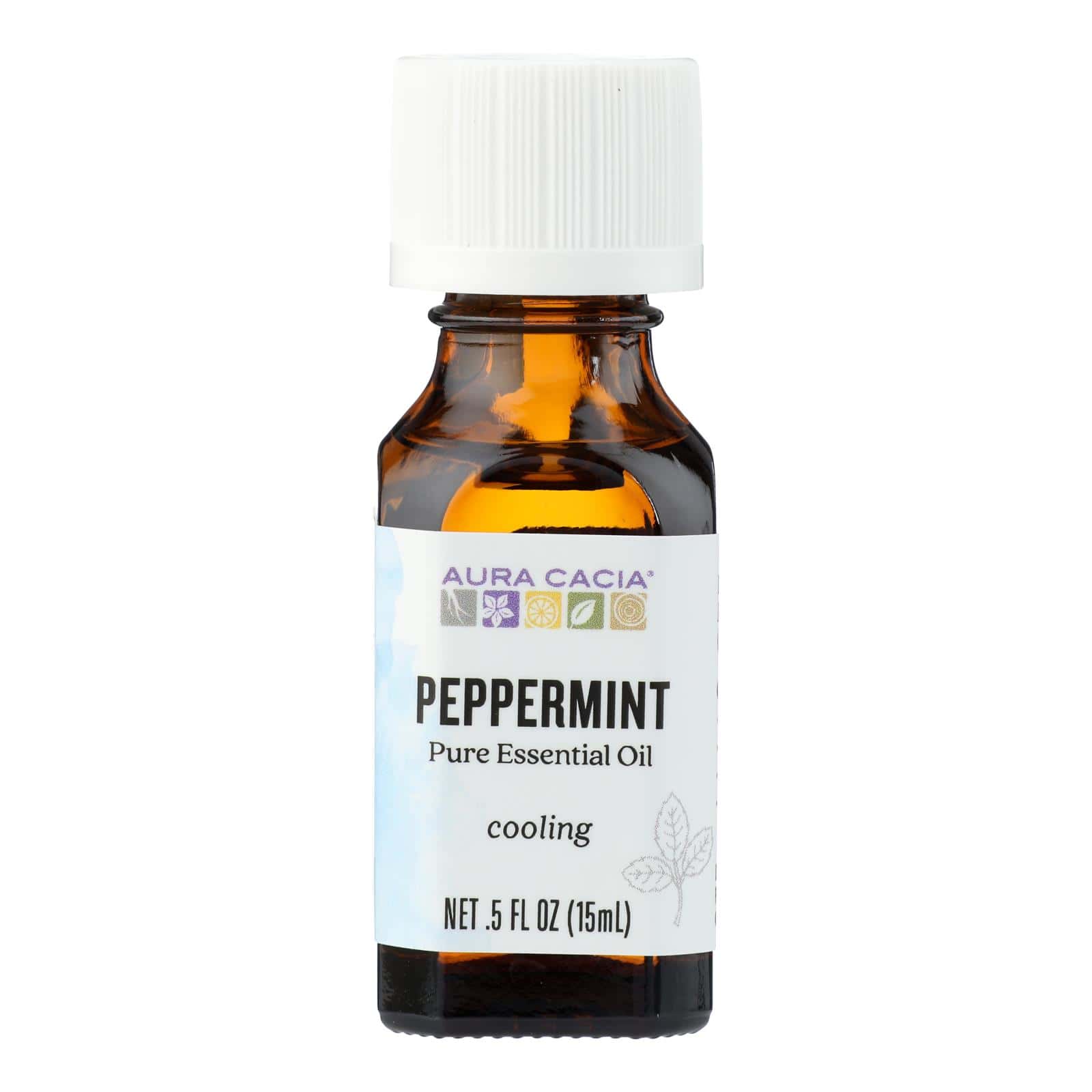 Aura Cacia - Pure Essential Oil Peppermint - 0.5 fl oz - Image 2