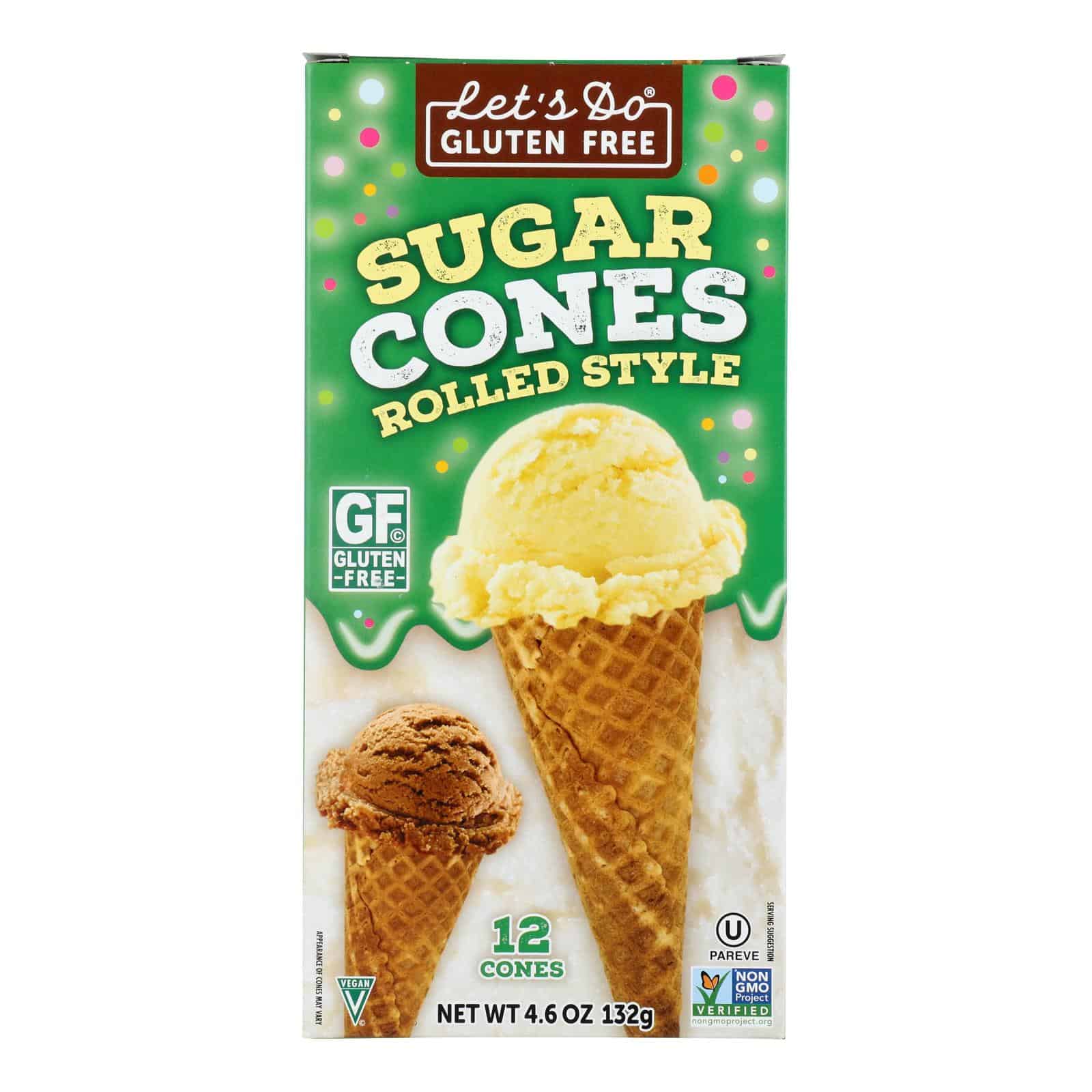 Let's Do Ice Cream Cones - Sugar - Case of 12 - 4.6 oz. - Image 3