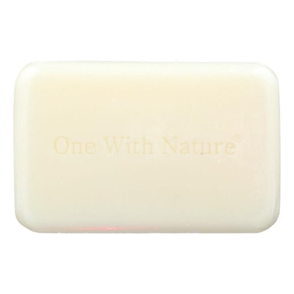 One With Nature Naked Soap - Goat's Milk and Lavender - Case of 6 - 4 oz.