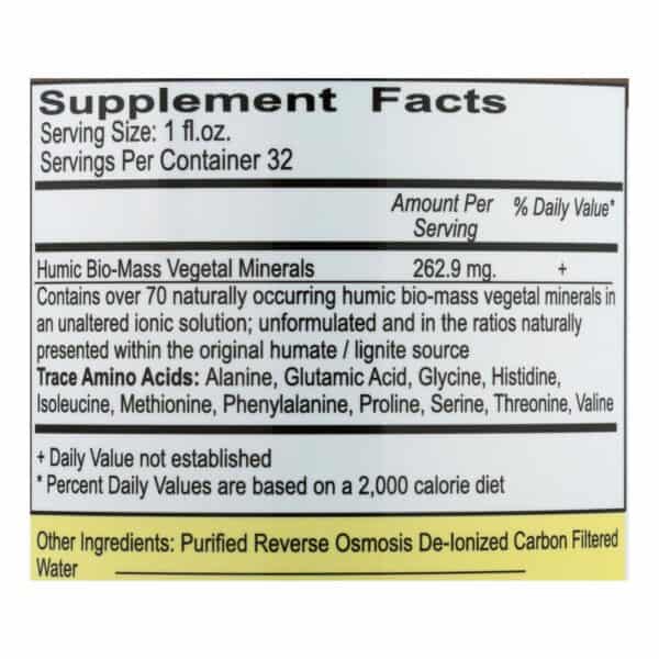 Vital Earth Minerals Humic Minerals - 32 fl oz - Image 3