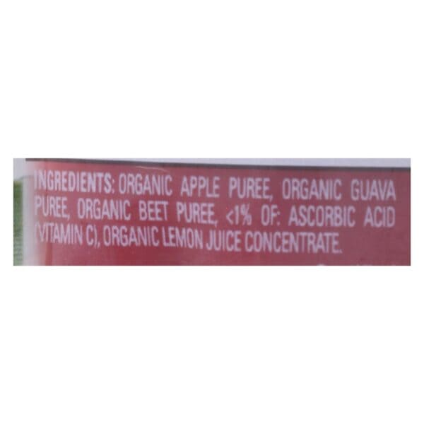 Happy Baby Happy Baby Clearly Crafted - Apples - Guavas and Beets - Case of 16 - 4 oz. - Image 2