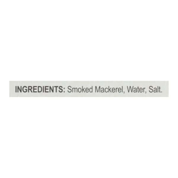 Bar Harbor - Mackerel Fillets Wild Smoked - Case of 12-6.7 OZ