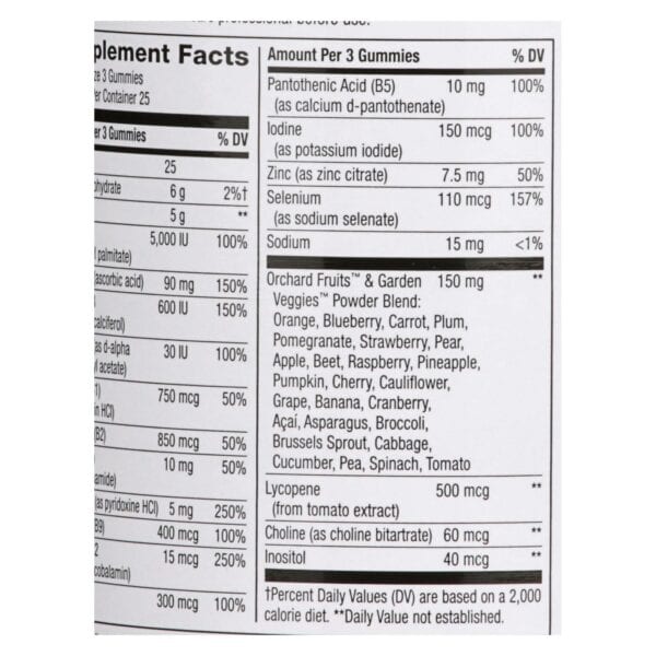Nature's Way - Alive! Men's Multi-Vitamin Gummies - 75 Gummies - Image 2