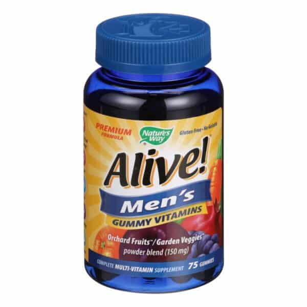 Nature's Way - Alive! Men's Multi-Vitamin Gummies - 75 Gummies - Image 3