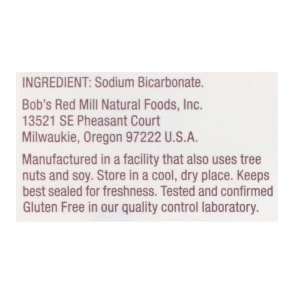 Bob's Red Mill - Baking Soda - Case of 4-16 OZ - Image 2