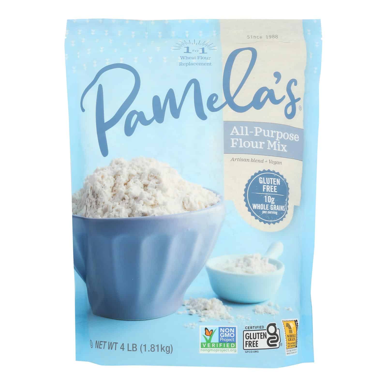 Pamela's Products - All-Purpose Artisan Blend - Flour - Case of 3 - 4 lb.