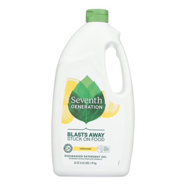 Seventh Generation Auto Dishwasher Gel - Lemon - Case of 6 - 42 Fl oz. - Image 2