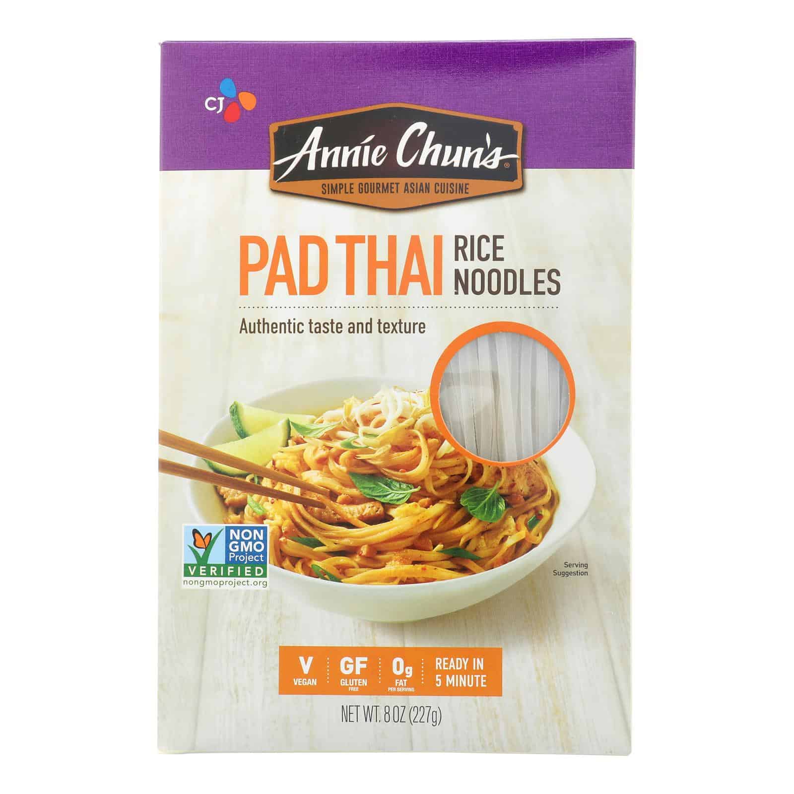Annie Chun's Original Pad Thai Rice Noodles - Case of 6 - 8 oz. - Image 2
